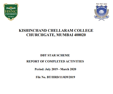 DBT-Star Scheme Report 2019-20 