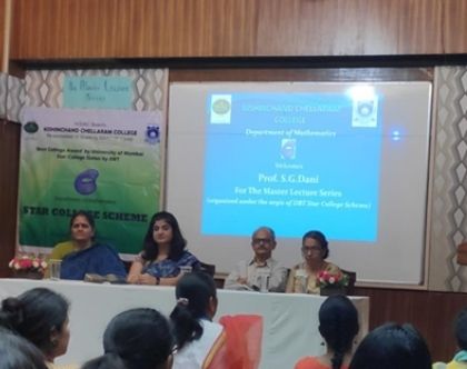 Master Lecture By Dr. S. G. Dan