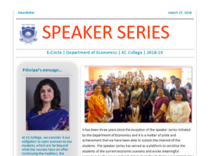 Newsletter Economics 2018-2019