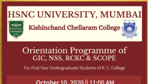 Orientation Programme of GIC, NSS, RCKC & SCOPE